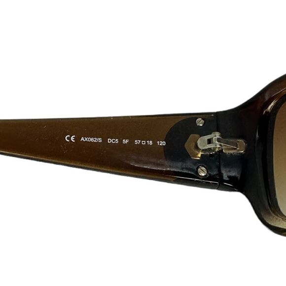 ARMANI EXCHANGE Oversized Sunglasses with Case Gradient Ombré EUC main image 7